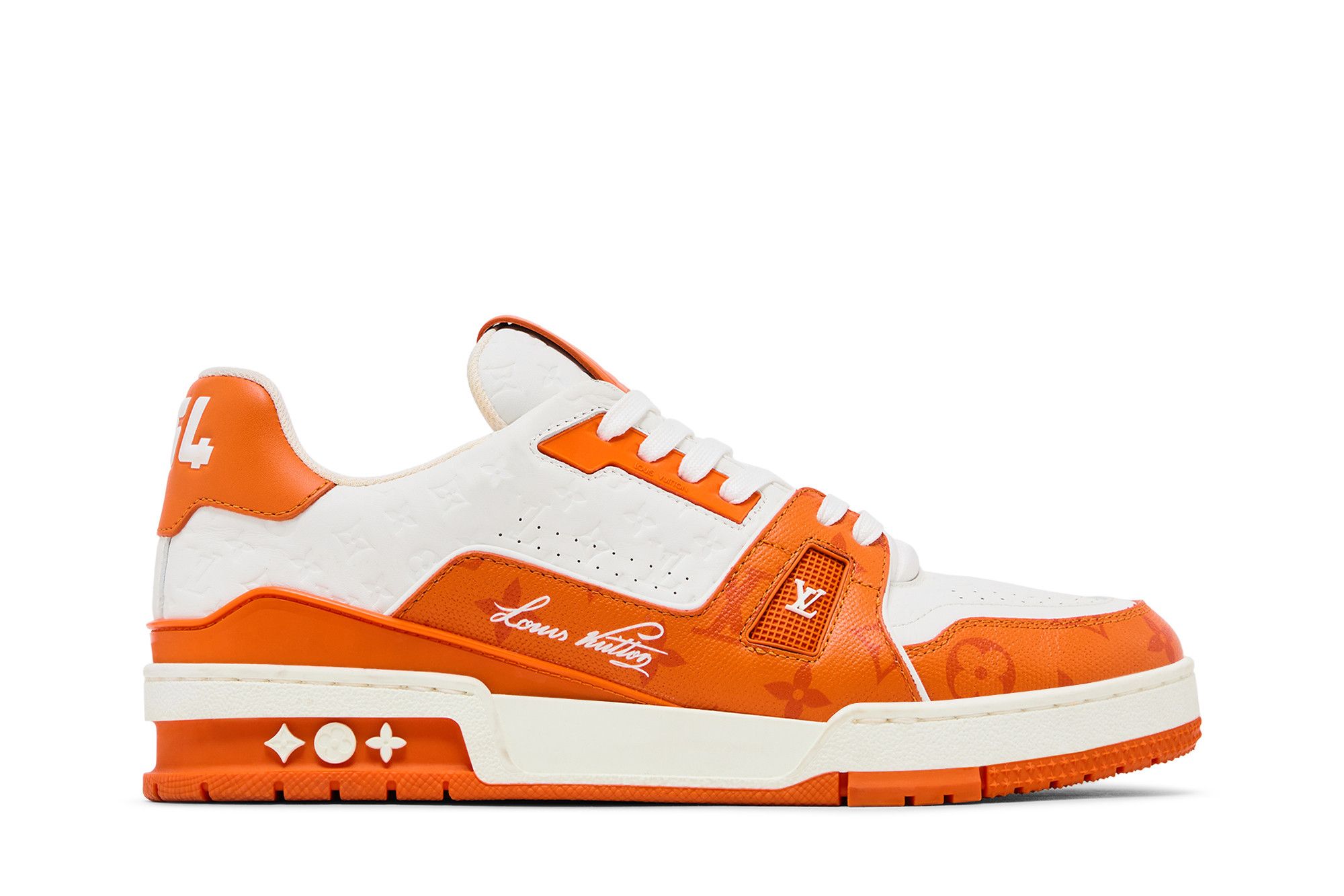 Buy 루이비통 트레이너 로우 "오렌지 모노그램" 1A811Y