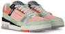 Louis Vuitton Trainer Low 'Pink Green Black' - Kasut Louis Vuitton Merah Jambu Hijau Hitam 1ACEFV