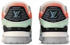 Shop Louis Vuitton Trainer Low 'Pink Green Black' - Kasut Louis Vuitton Merah Jambu Hijau Hitam 1ACEFV