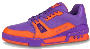 Louis Vuitton Trainer Low 'Purple' 1AA6UF Louis Vuitton Trainer Low 'Purple' 1AA6UF