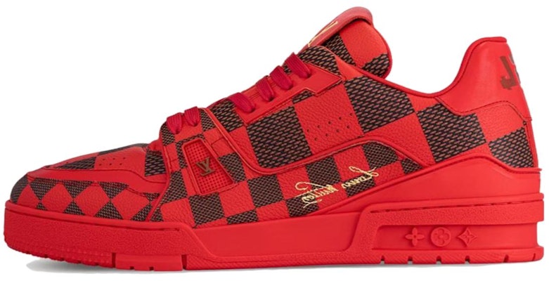 Louis Vuitton Trainer Low 'Red' 1ACN42 Buy Louis Vuitton Trainer Low 'Red' 1ACN42