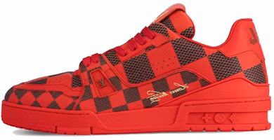 Louis Vuitton Trainer Low 'Red' 1ACN42 Louis Vuitton Trainer Low 'Red' 1ACN42