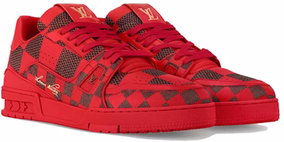 Louis Vuitton Kasut Trainer Rendah 'Merah' 1ACN42 Order Louis Vuitton Kasut Trainer Rendah 'Merah' 1ACN42