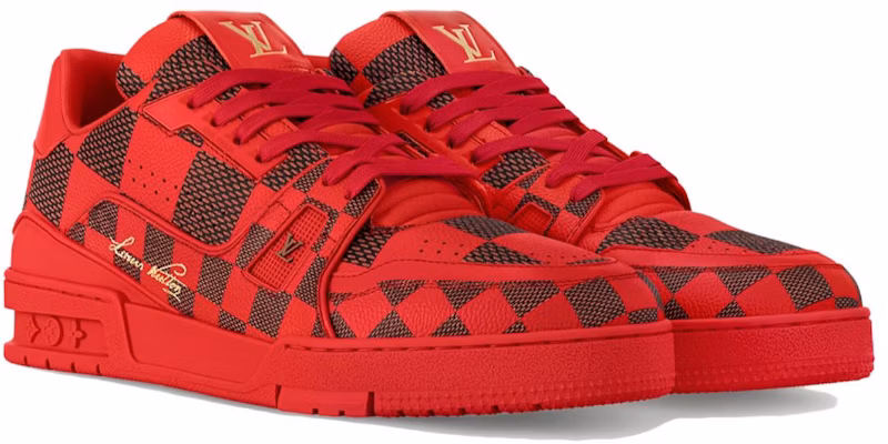 Louis Vuitton Trainer Low 'Red' 1ACN42 Order Louis Vuitton Trainer Low 'Red' 1ACN42