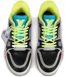 루이비통 LV 트레이너 로우탑 스포츠 블루/블랙 1A8QB Lookbook 루이비통 LV 트레이너 로우탑 스포츠 블루/블랙 1A8QB