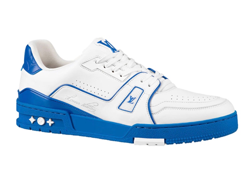 Louis Vuitton Trainer Low 'Signature - White Blue' 1A8SJV