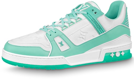 ルイ・ヴィトン LVトレイナースニーカー ティールホワイト 1A8KBQ Buy ルイ・ヴィトン LVトレイナースニーカー ティールホワイト 1A8KBQ