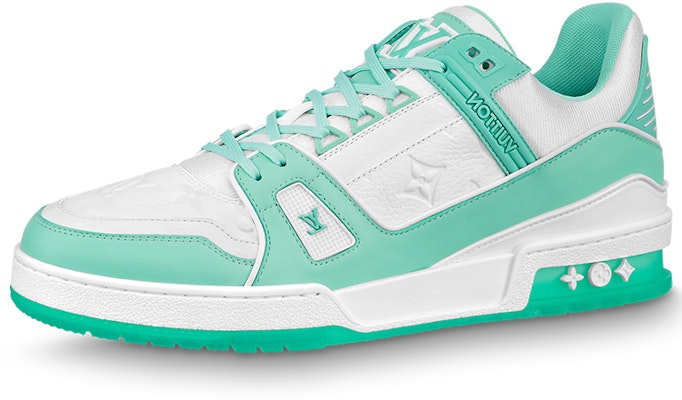 Louis Vuitton Sepatu Trainer 'Teal White' 1A8KBQ Buy Louis Vuitton Sepatu Trainer 'Teal White' 1A8KBQ