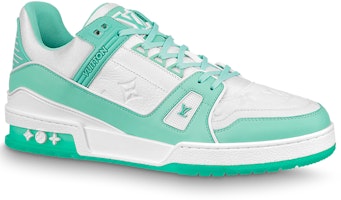 Louis Vuitton Sepatu Trainer 'Teal White' 1A8KBQ Order Louis Vuitton Sepatu Trainer 'Teal White' 1A8KBQ