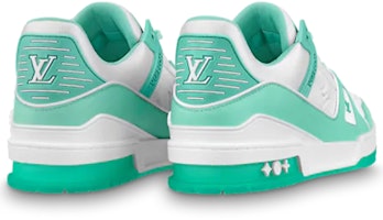 Louis Vuitton Sepatu Trainer 'Teal White' 1A8KBQ Shop Louis Vuitton Sepatu Trainer 'Teal White' 1A8KBQ