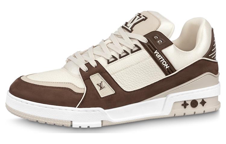 Buy 路易威登男士低帮运动鞋‘百搭时尚棕' 1ABLVB