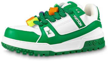 Louis Vuitton LV Trainer Maxi Sneakers 'Green' 1AB8SD Louis Vuitton LV Trainer Maxi Sneakers 'Green' 1AB8SD