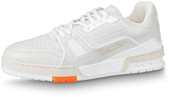 Louis Vuitton Trainer Low 'White Orange' 1A5A0U