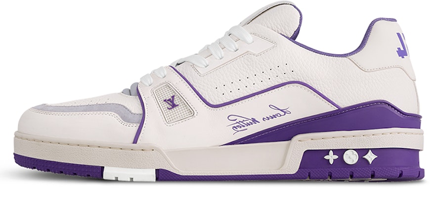 Louis Vuitton Trainer Low 'White Purple' 1ACHKW Buy Louis Vuitton Trainer Low 'White Purple' 1ACHKW