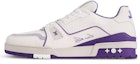 Buy Louis Vuitton Trainer Rendah 'Putih Ungu' 1ACHKW