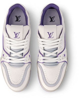 Louis Vuitton Trainer Low 'White Purple' 1ACHKW Lookbook Louis Vuitton Trainer Low 'White Purple' 1ACHKW