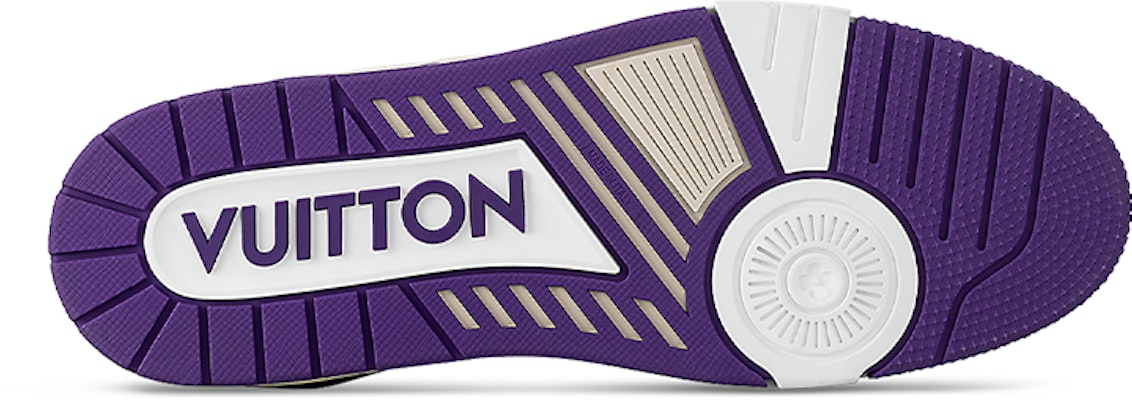 Louis Vuitton Trainer Low 'White Purple' 1ACHKW Purchase Louis Vuitton Trainer Low 'White Purple' 1ACHKW