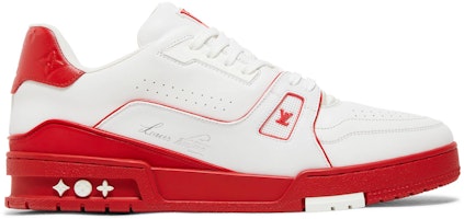 Louis Vuitton Trainer Low 'White Red' 1A8SKD Louis Vuitton Trainer Low 'White Red' 1A8SKD