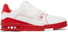 Buy Louis Vuitton Kasut Trainer Rendah 'Putih Merah' 1A8SKD