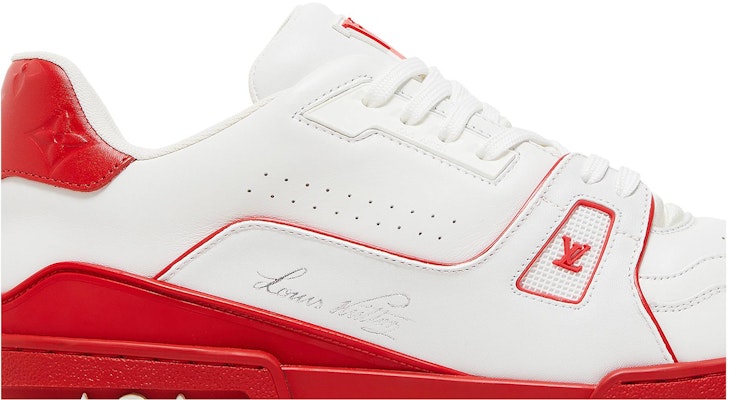 Louis Vuitton Kasut Trainer Rendah 'Putih Merah' 1A8SKD Order Louis Vuitton Kasut Trainer Rendah 'Putih Merah' 1A8SKD