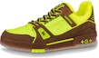 Buy Louis Vuitton Kasut 'Kuning Neon dengan Coklat' 1A8Z6I