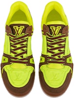 루이비통 트레이너 '네온 옐로우 브라운' 1A8Z6I Lookbook 루이비통 트레이너 '네온 옐로우 브라운' 1A8Z6I