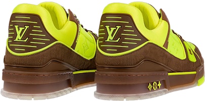 루이비통 트레이너 '네온 옐로우 브라운' 1A8Z6I Shop 루이비통 트레이너 '네온 옐로우 브라운' 1A8Z6I