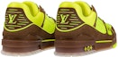 Shop Louis Vuitton Kasut 'Kuning Neon dengan Coklat' 1A8Z6I
