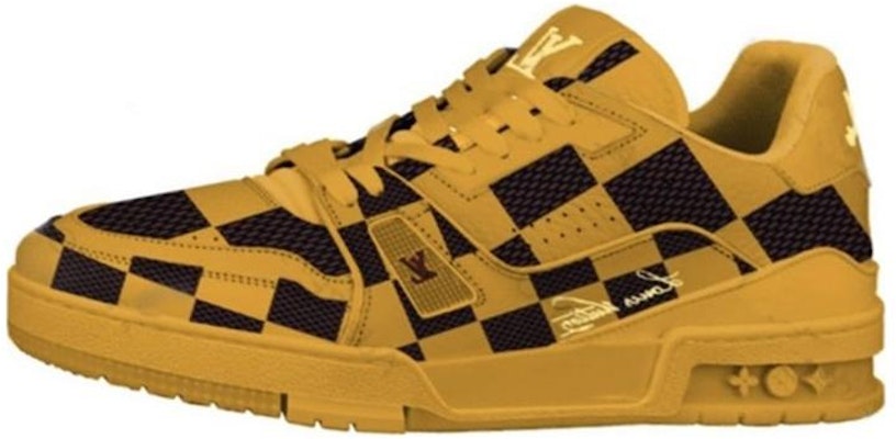 Louis Vuitton Trainer Low 'Yellow Black' 1ACN4H Buy Louis Vuitton Trainer Low 'Yellow Black' 1ACN4H