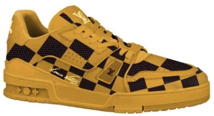 Louis Vuitton Trainer Low 'Yellow Black' 1ACN4H Order Louis Vuitton Trainer Low 'Yellow Black' 1ACN4H