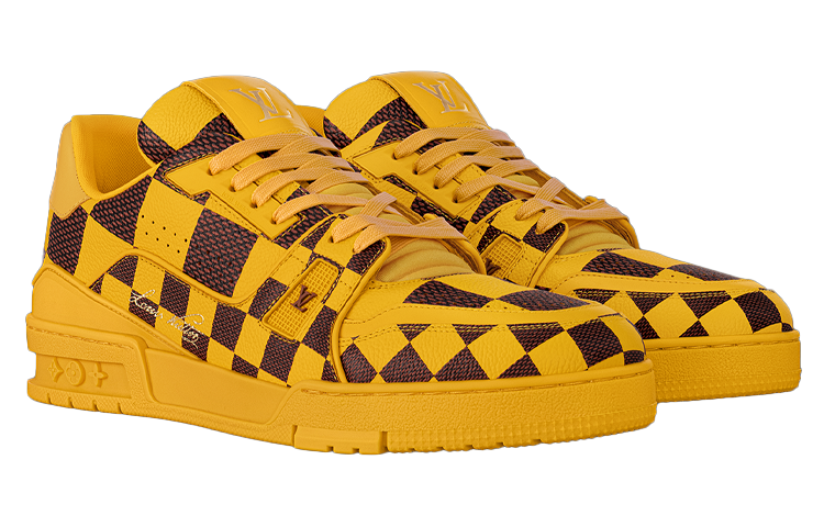 Lookbook 路易威登 低帮运动鞋 &#x27;黄黑色&#x27; 1ACN4H