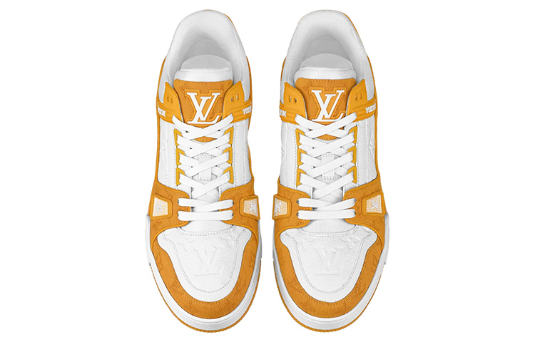 LV Trainer Low 'Yellow Monogram Denim' 圖 3
