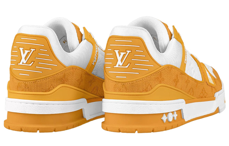 LV Trainer Low 'Yellow Monogram Denim' 圖 4