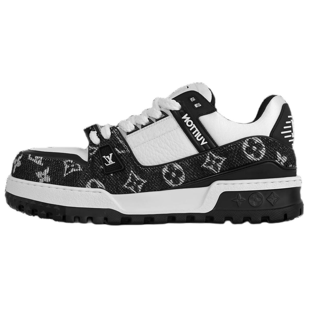 Louis Vuitton Trainer Maxi 'Black White Emboss' 1ACXAQ