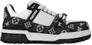 Order Louis Vuitton Trainer Maxi 'Hitam Putih' Emboss 1ACXAQ