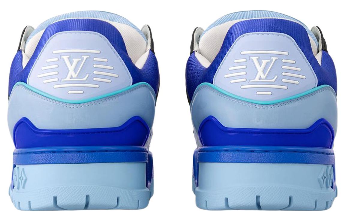 Purchase 路易威登 Trainer Maxi 織物 簡約休閒 低筒 帆布鞋 男款 藍色