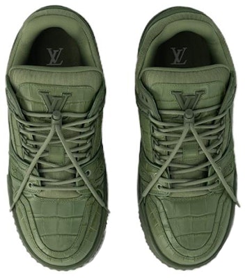 Louis Vuitton Trainer Maxi 'Green Croc-Embossed' 1ACNLK Lookbook Louis Vuitton Trainer Maxi 'Green Croc-Embossed' 1ACNLK