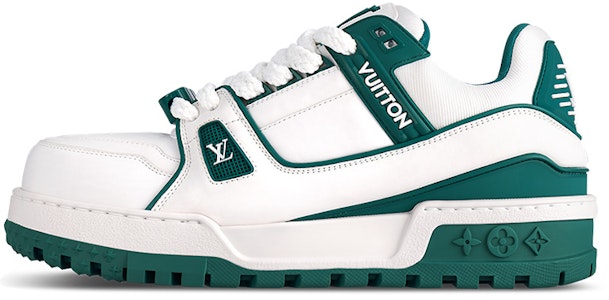 LOUIS VUITTON Trainer Maxi 圓頭繫帶 舒適百搭 低筒 帆布鞋 男女皆宜 白藍 Buy LOUIS VUITTON Trainer Maxi 圓頭繫帶 舒適百搭 低筒 帆布鞋 男女皆宜 白藍