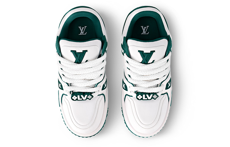 Lookbook Louis Vuitton Trainer Maxi 'Putih Biru' 1ACI0K