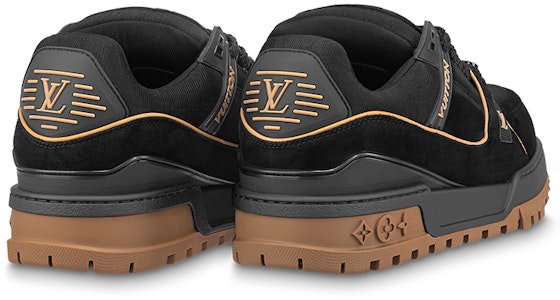 LOUIS VUITTON Trainer Maxi 小胖丁 系帶低筒 時尚板鞋 男款 黑色 Shop LOUIS VUITTON Trainer Maxi 小胖丁 系帶低筒 時尚板鞋 男款 黑色