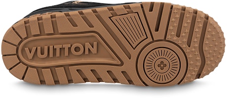 Louis Vuitton Trainer Maxi Hitam Coklat Suede 1ABM30 Purchase Louis Vuitton Trainer Maxi Hitam Coklat Suede 1ABM30