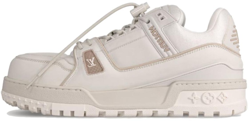 LOUIS VUITTON Trainer Maxi 牛皮革 舒適簡約 低幫 板鞋 男女同款 灰色 Buy LOUIS VUITTON Trainer Maxi 牛皮革 舒適簡約 低幫 板鞋 男女同款 灰色