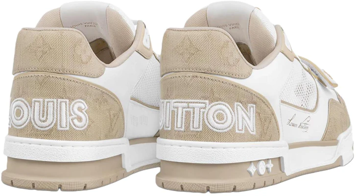 Louis Vuitton Trainer Sneaker ''Beige Monogram Spijkerstof'' 1A9ZC2 Shop Louis Vuitton Trainer Sneaker ''Beige Monogram Spijkerstof'' 1A9ZC2
