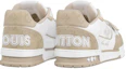 Shop Louis Vuitton Trainer Sneaker ''Beige Monogram Spijkerstof'' 1A9ZC2