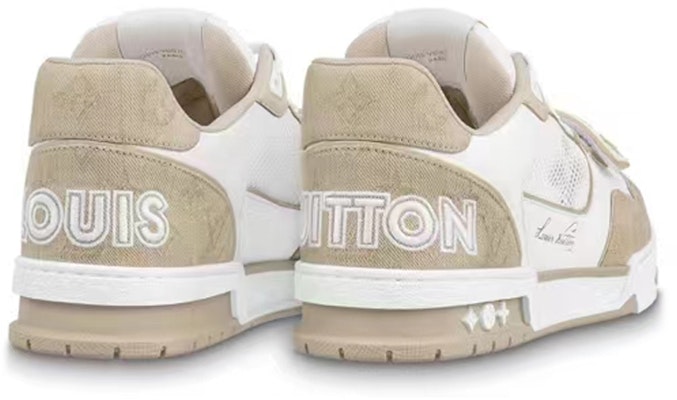 Louis Vuitton Trainer Sepatu 'Beige Monogram Denim' 1A9ZC2 Shop Louis Vuitton Trainer Sepatu 'Beige Monogram Denim' 1A9ZC2