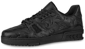 Louis Vuitton Trainer Sneaker 'Embossed Monogram - Black' 1A7WET Louis Vuitton Trainer Sneaker 'Embossed Monogram - Black' 1A7WET