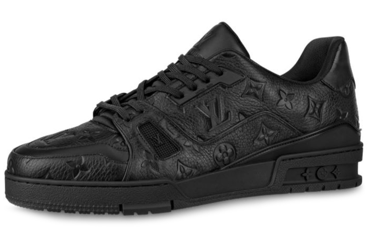 Louis Vuitton Trainer Sneaker 'Embossed Monogram - Black' 1A7WET