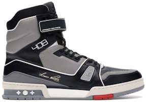 Louis Vuitton Trainer Sneaker Boot 'Black Grey' 1A54IS Louis Vuitton Trainer Sneaker Boot 'Black Grey' 1A54IS