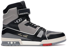 Louis Vuitton Trainer Sneaker Boot 'Black Grey' 1A54IS Louis Vuitton Trainer Sneaker Boot 'Black Grey' 1A54IS