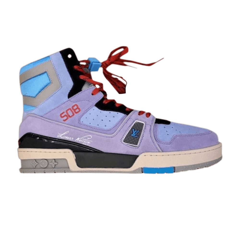 Louis Vuitton Trainer Sneaker Boot 'Purple' 1A7R0P